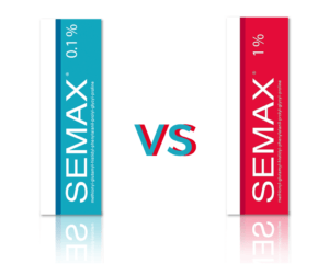 SEMAX 0.1 VS SEMAX 1