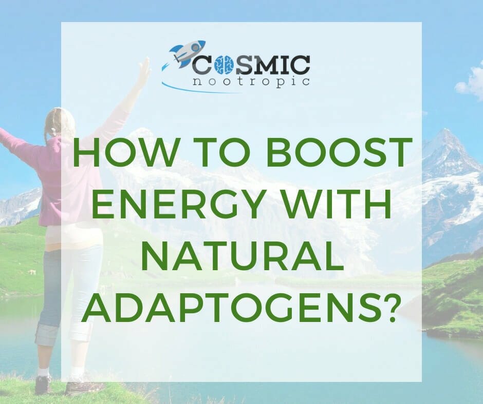 Energy boost with adaptogens